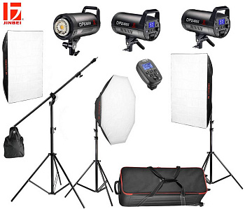 Комплект JINBEI DPX-600 II Kit3 (400 + 400 + 600) + стойка M-2