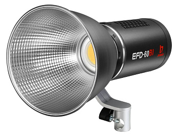 Источник постоянного света Jinbei EFD-60Bi-color LED Video Light (2700 - 6500K, 2600 Lux: (1м) без рефлектора, RA>97, TLCI 98) Рефлектор в комплекте
