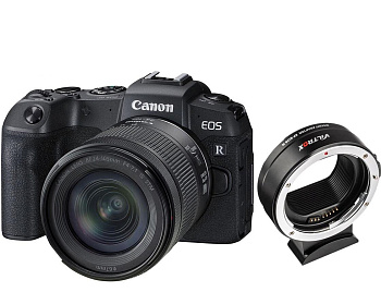 Цифровой фотоаппарат Canon EOS RP Kit (RF 24-105mm f/4-7.1 IS STM) + Adapter VILTROX EF-EOS R (гарантия 2 года)