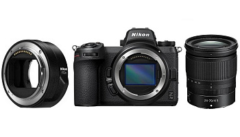 Цифровой фотоаппарат Nikon Z7 II Kit (Nikkor Z 24-70mm f/4 S) + FTZ II Adapter (Multi-language, Russian)