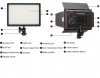Двухцветная светодиодная панель для фото/видеокамер Jinbei EFII-20 Bi-Color Panel LED (2700K-6000K, 3900 Lux (0.5м), Ra:>95) 280 светодиодов
