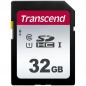 Карта памяти SDHC Transcend 32 Gb UHS-I Class 10 (TS32GSDC300S)  R100/W45