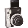 Моментальный фотоаппарат Fujifilm Instax mini 90 Neo Classic Black (в комплекте кожаный ремешок для камеры, литиевый аккумулятор NP-45S и зарядное устройство)