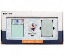 Портативный (карманный) принтер моментальной печати/принтер для смартфона Fujifilm Instax Mini Link 3 (Sage Green) Bundle Box