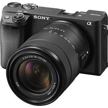Цифровой фотоаппарат Sony Alpha a6400 kit 18-135mm f/3.5-5.6 OSS (ILCE-6400M) Black (Multi-language, Russian)