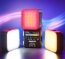 Компактная/Карманная светодиодная RGB-панель для фото/видеосъемки Jinbei P6 с регулируемой цветовой температурой 2700°K-7500°K (мощность 6 Вт, при 2700: 320 Lux; при 5500К: 425 Lux; при 7500K: 380 Lux; Ra>95, TLCI>98, световые эффекты: 27шт)