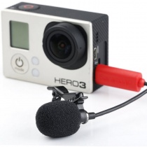 Петличный микрофон Saramonic SR-GMX1 для камер GoPro, mini USB