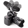 Многоцелевой направленный конденсаторный микрофон Saramonic Vmic Mini S с креплением на камеру (для фото/видеокамер, смартфонов и планшетов с выходным разъемом 3,5 мм)