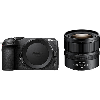 Цифровой фотоаппарат Nikon Z30 Kit (Nikkor Z DX 12-28mm f/3.5–5.6 PZ VR) Multi-language, Russian