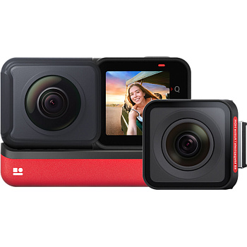 Insta360 ONE RS Twin Edition - Камера 360 градусов и классическая широкоугольная экшн-камера