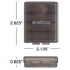 Комплект из 4-х аккумуляторов АА 2500 mAh Panasonic Eneloop Pro + кейс в подарок (BK-3HCDEC4BE)