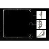 Алюминиевая складная конструкция/рассеиватель в виде рамы Jinbei HD-240 Frame Scrim Diffuser