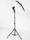 Зонт JINBEI 100 см (40 дм) чёрно-серебристый