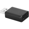Звуковой USB-адаптер/переходник BOYA EA2 с микрофона на USB (USB to 3.5mm Audio & Mic Adapter) есть порт для наушников