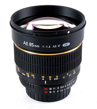 Неавтофокусный объектив Samyang 85mm f/1.4 Canon EF
