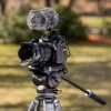 Многоцелевой направленный конденсаторный микрофон Saramonic Vmic Mini S с креплением на камеру (для фото/видеокамер, смартфонов и планшетов с выходным разъемом 3,5 мм)