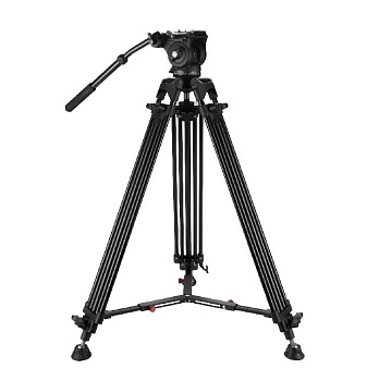 Профессиональный штатив для видеосъемки Weifeng WF-616 + видеоголова