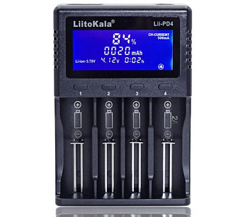 Интеллектуальное зарядное устройство для Ni-Mh, Ni-Cd, Li-Ion LiitoKala Lii-PD4